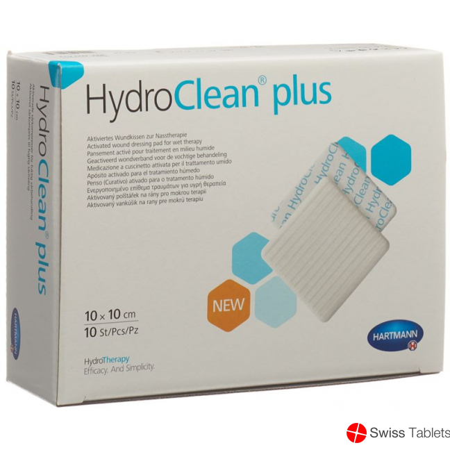 Hydroclean Plus Wundkissen 10x10cm 10 Stück buy online