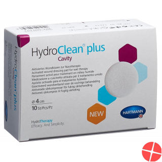 Hydroclean Plus Wundkissen 4cm Cavity 10 Stück