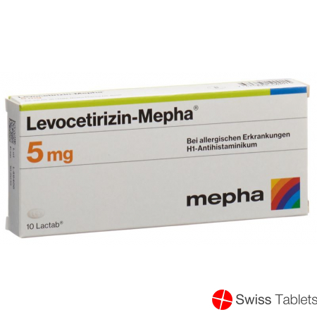 Levocetirizin Mepha Lactabs 5mg 10 Stück buy online