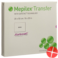 Mepilex Transfer Safetac Silikonverband 20x50cm Sil 4 Stück