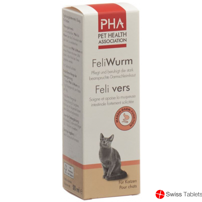 PHA FeliWurm für Katzen Tropfen Flasche 50ml buy online
