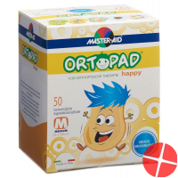 Ortopad Happy Occlusionspflaster Medium 50 Stück
