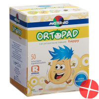Ortopad Happy Occlusionspflaster Regular 50 Stück