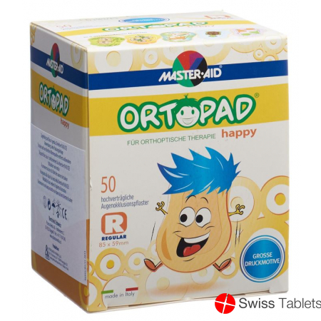 Ortopad Happy Occlusionspflaster Regular 50 Stück buy online