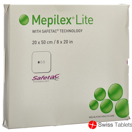 Mepilex Lite Absorptionsverb 20x50cm Silik 4 Stück buy online