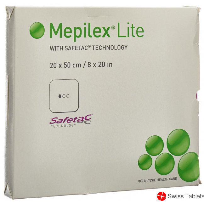 Mepilex Lite Absorptionsverb 20x50cm Silik 4 Stück buy online