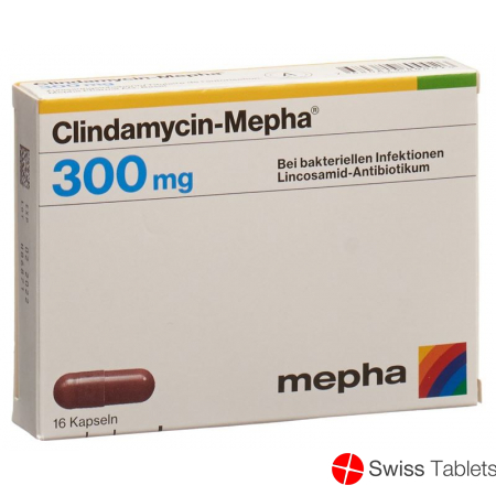 Clindamycin Mepha Kapseln 300mg 16 Stück buy online