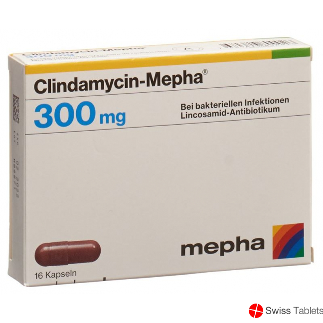 Clindamycin Mepha Kapseln 300mg 16 Stück buy online