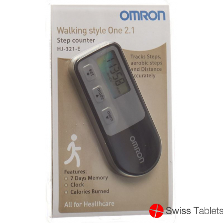 Omron Walking Style One 2.1 Schrittzähler Schwarz buy online