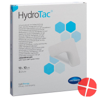 HydroTac wound dressing 10x10cm sterile 3 pcs