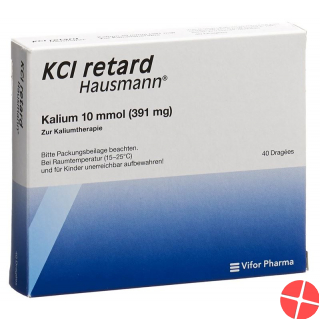 KCl Retard Hausmann 40 Dragees
