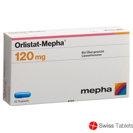 Orlistat Mepha Kaps 120 mg 42 pcs