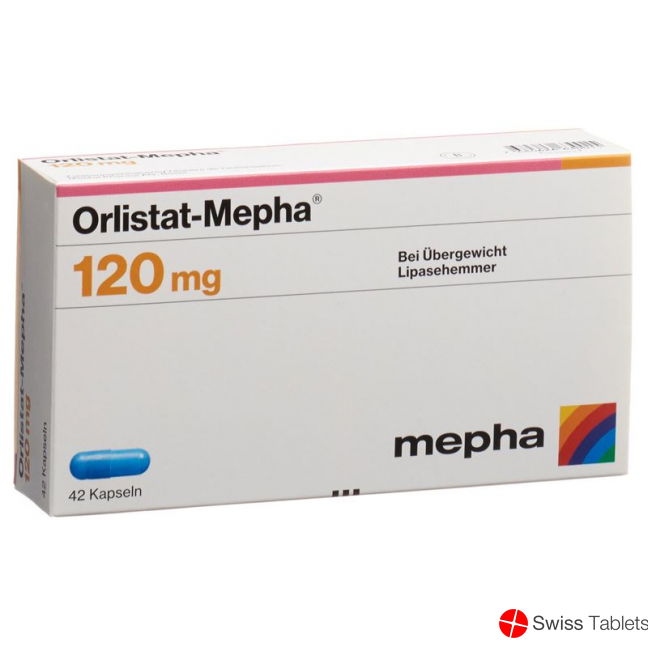 Orlistat Mepha Kaps 120 mg 42 pcs