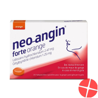 neo-angin forte Halspastillen orange 24 pcs