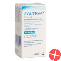 Zaltrap Inf Konz 100 mg / 4 ml 4 ml Durchstf
