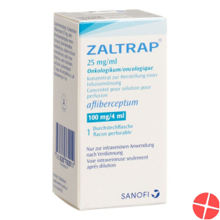 Zaltrap Inf Konz 100 mg / 4 ml 4 ml Durchstf