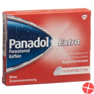 Paracetamol Extra Filmtabl 500 mg of 10 pcs