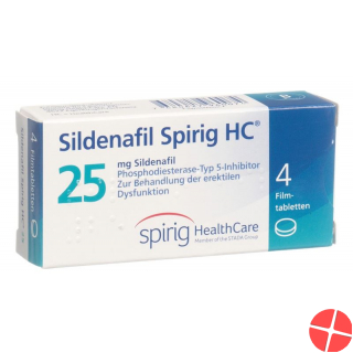Sildenafil Spirig HC Filmtabl 25 mg 4 pcs