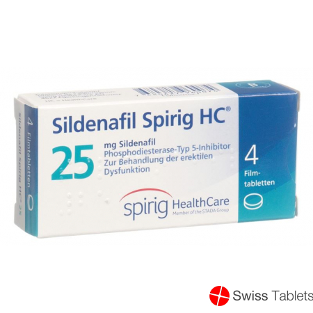 Sildenafil Spirig HC Filmtabl 25 mg 4 pcs