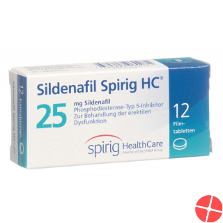 Sildenafil Spirig HC Filmtabl 25 mg 12 pcs