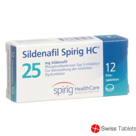 Sildenafil Spirig HC Filmtabl 25 mg 12 pcs