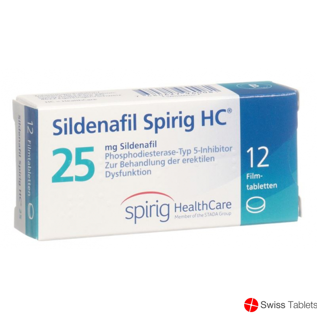 Sildenafil Spirig HC Filmtabl 25 mg 12 pcs