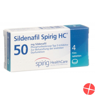 Sildenafil Spirig HC Filmtabl 50 mg 4 pcs