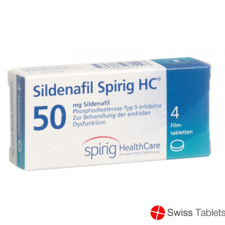 Sildenafil Spirig HC Filmtabl 50 mg 4 pcs