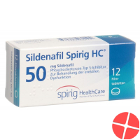 Sildenafil Spirig HC Filmtabl 50 mg 12 pcs
