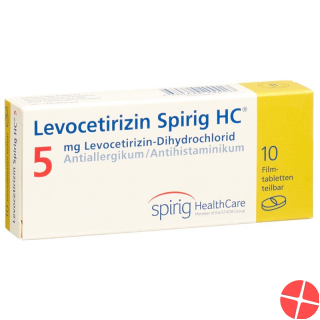 Levocetirizine Spirig HC Filmtabl 5 mg 10 pcs