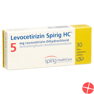 Levocetirizine Spirig HC Filmtabl 5 mg 30 pcs