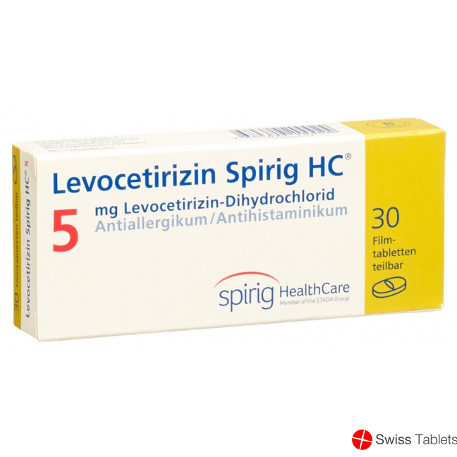 Levocetirizine Spirig HC Filmtabl 5 mg 30 pcs