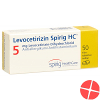 Levocetirizine Spirig HC Filmtabl 5 mg 50 pcs