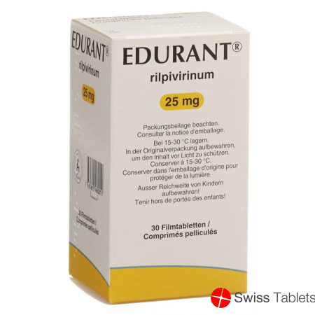 Edurant Filmtabl 25 mg Ds 30 pcs