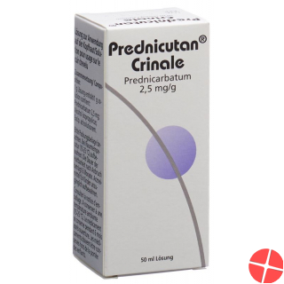 Prednicutan Crinale Lös 2.5 mg / g Fl 50 ml