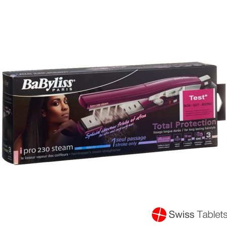 Babyliss hair straighteners Ipro 230 ionic steam