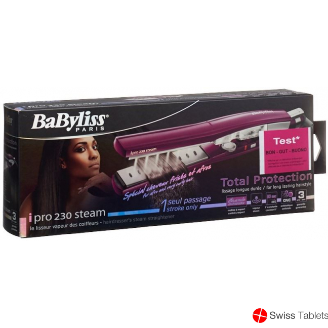 Babyliss hair straighteners Ipro 230 ionic steam