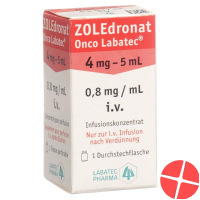 Zoledronate Onco Labatec Inf Konz 4 mg / 5ml Durchstf 5 ml