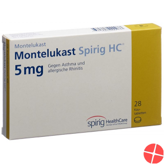 Montelukast Spirig HC Kautabl 5 mg 28 pcs