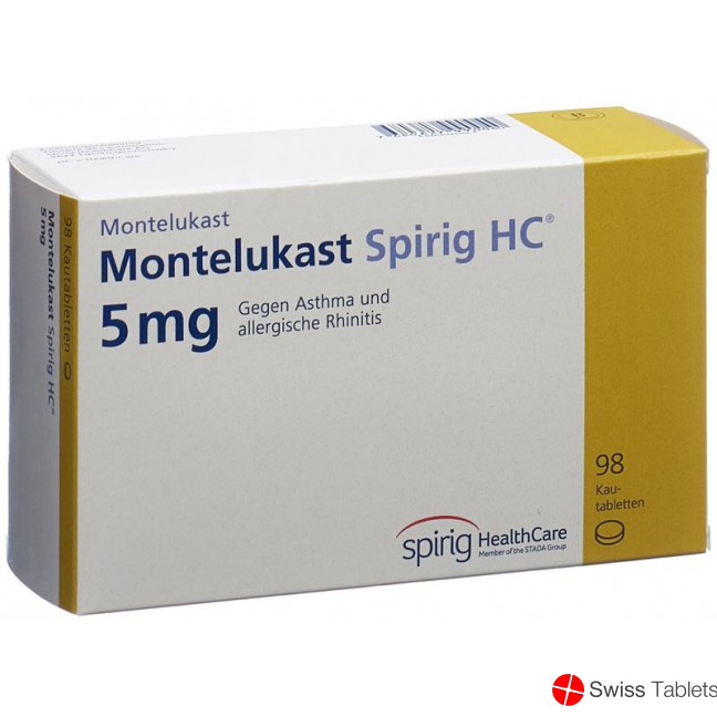 Montelukast Spirig HC Kautabl 5 mg 98 pcs