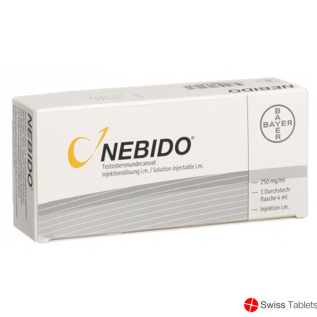 Nebido Inj Lös 1000 mg / 4ml Durchstf 4 ml