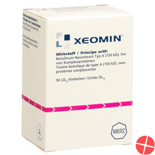 Xeomin Trockensub 50 E powder for solution for injection Durchstf