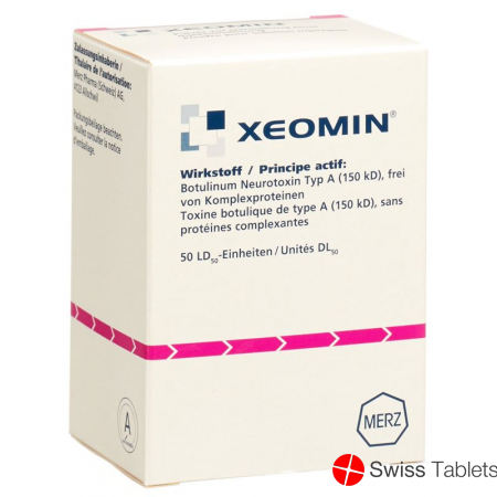 Xeomin Trockensub 50 E powder for solution for injection Durchstf