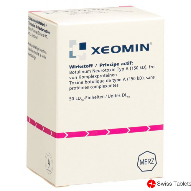 Xeomin Trockensub 50 E powder for solution for injection Durchstf