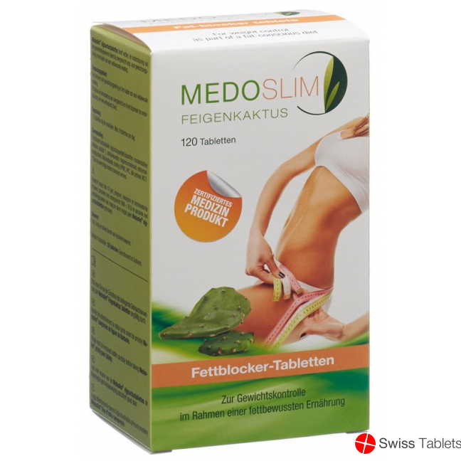 Medoslim prickly pear tbl 120 pcs