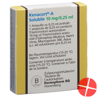 A Kenacort Solubile Inj Lös 10 mg / 0.25 ml Amp 5 pcs