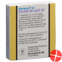 A Kenacort Solubile Inj Lös 80 mg / 2ml amp 5 pcs