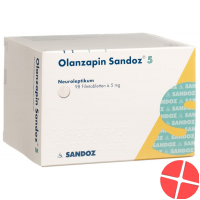 Olanzapine Sandoz Filmtabl 5 mg 98 pcs