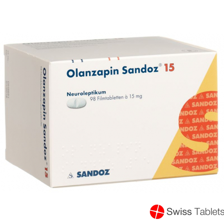 Olanzapine Sandoz Filmtabl 15 mg 98 pcs