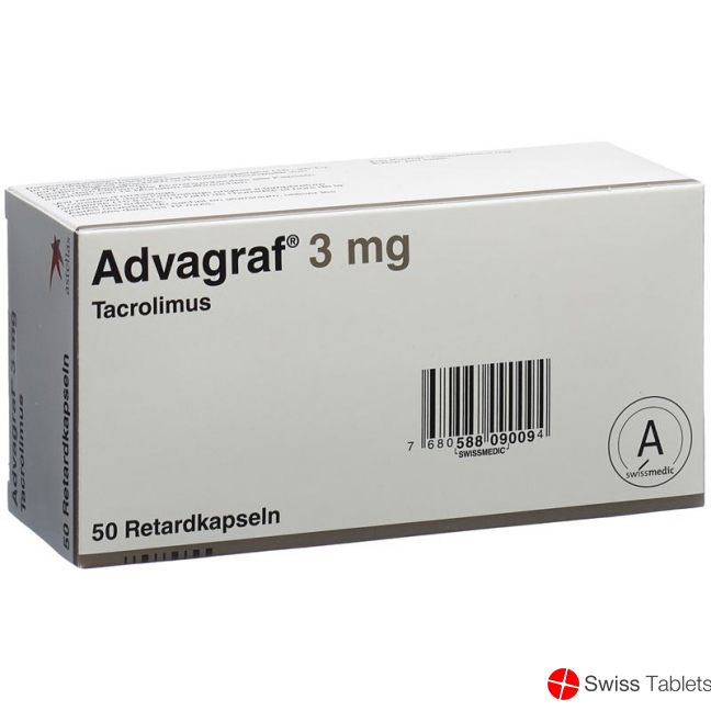 Advagraf Ret Kaps 3 mg 50 pcs